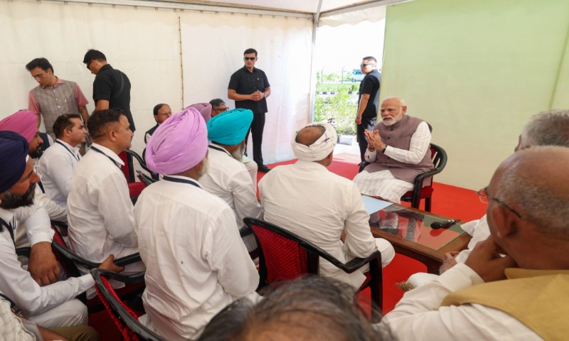 पंजाब बाढ़ राहत हेतु पीएम मोदी द्वारा ₹1600 करोड़ सहायता की घोषणा