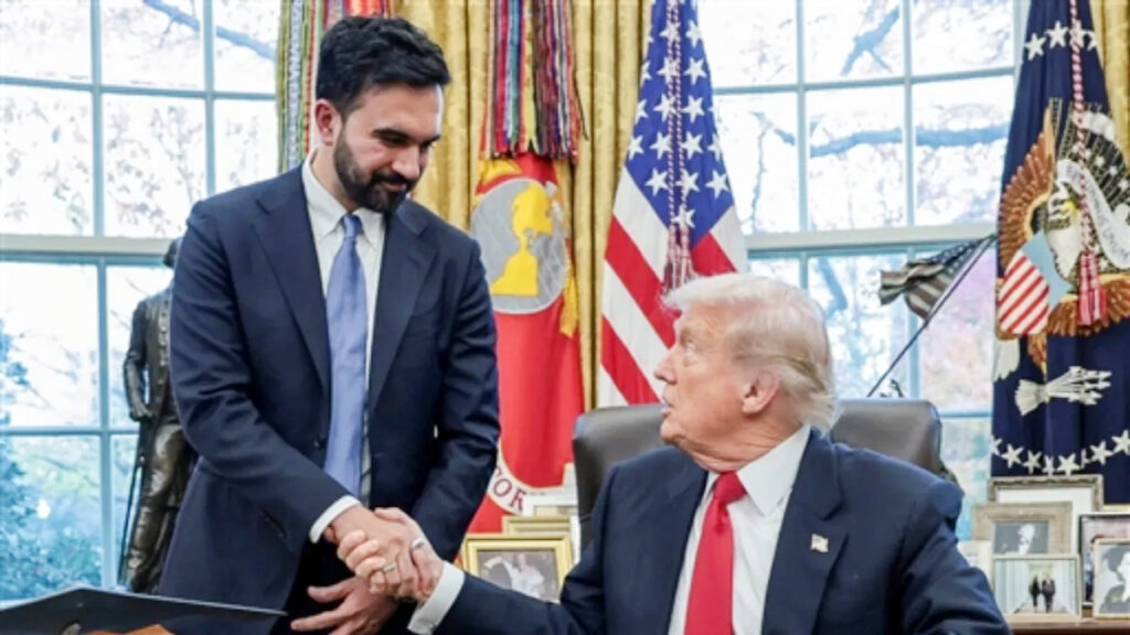 🇺🇸 अमेरिकी राष्ट्रपति के सामने न्यूयॉर्क के मेयर ममदानी ने बेबाकी से अपनी बात रखी