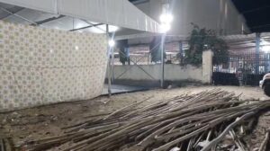 कर्बला हज हाउस जयपुर में फैली गंदगी और अव्यवस्था का दृश्य