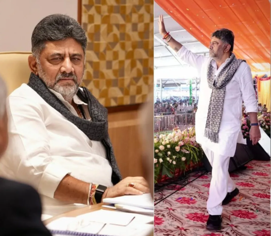 कर्नाटक के मुख्यमंत्री डीके शिवकुमार