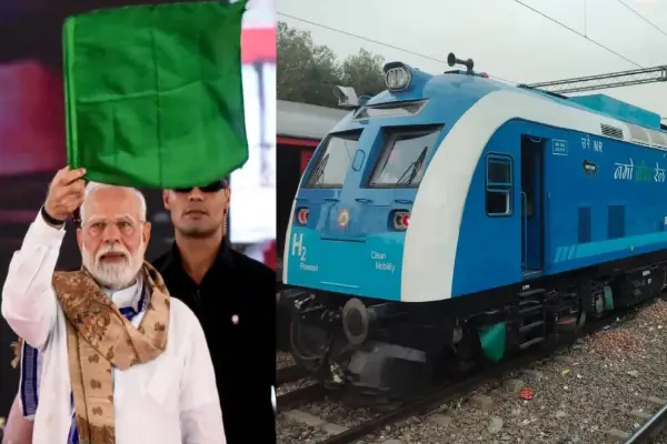 भारत की पहली हाइड्रोजन ट्रेन, PM मोदी ने दिखाई हरी झंडी, जींद-सोनीपत के बीच भरी रफ्तार